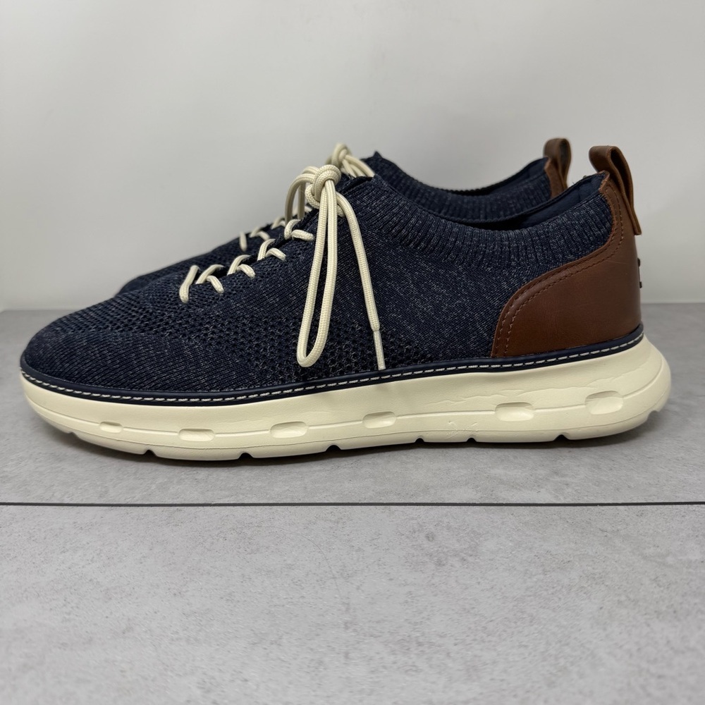 Tommy Hilfiger SANGY Navy and Brown Knit Sneakers SIZE 11